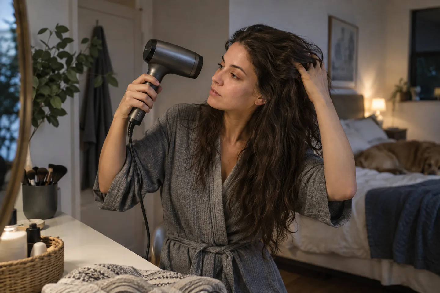 Lifestyle scene for Hair Dryers for Thick Hair and Limited Time