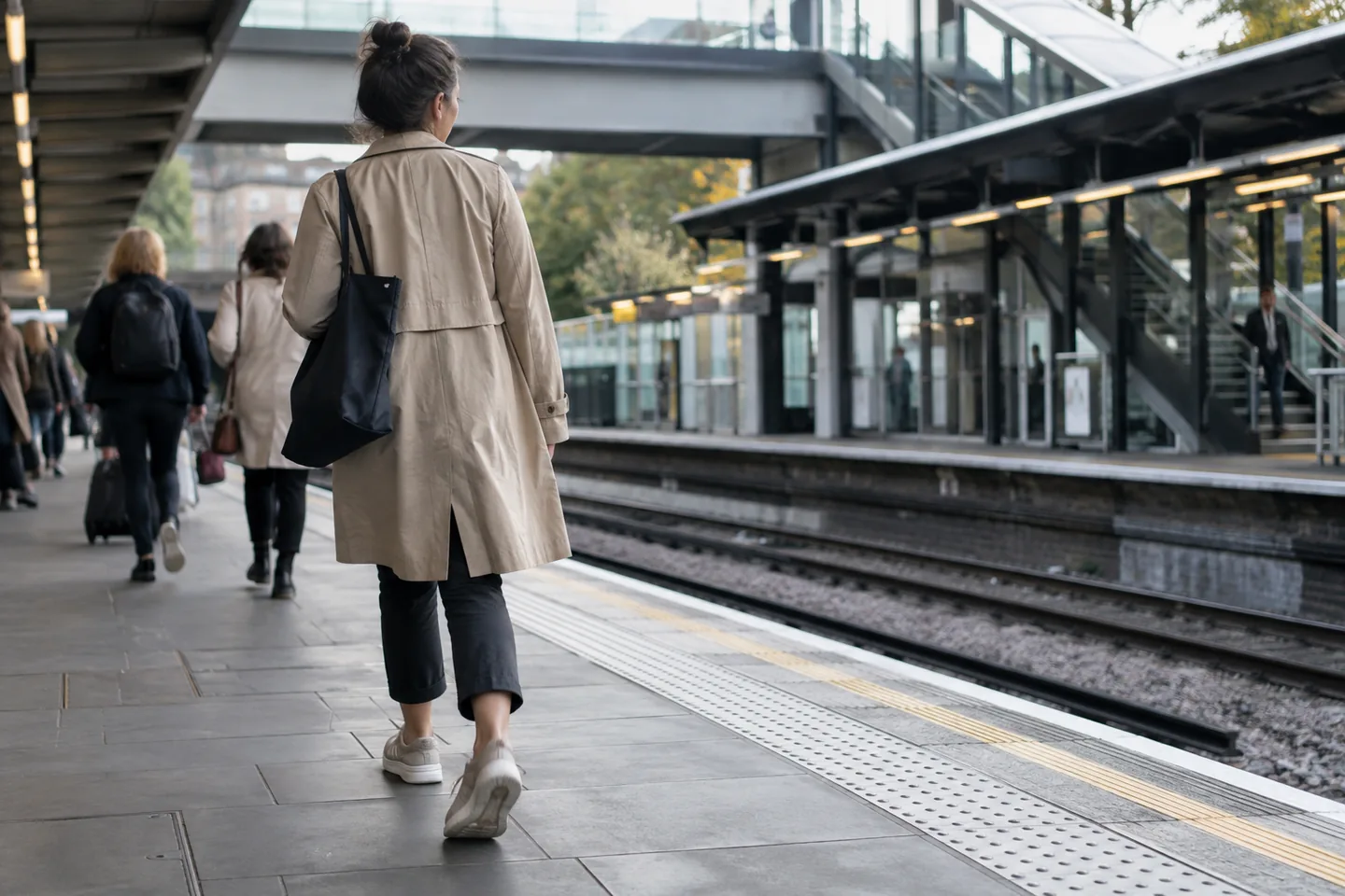 Lifestyle scene for Walking Shoes for Errands, Commutes, and Daily Miles