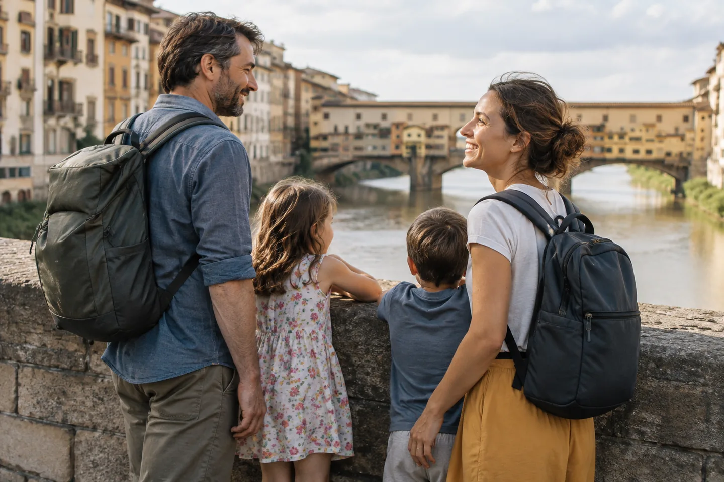 Lifestyle scene for Daypacks for City Sightseeing